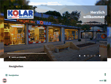 Tablet Screenshot of kolar.co.at